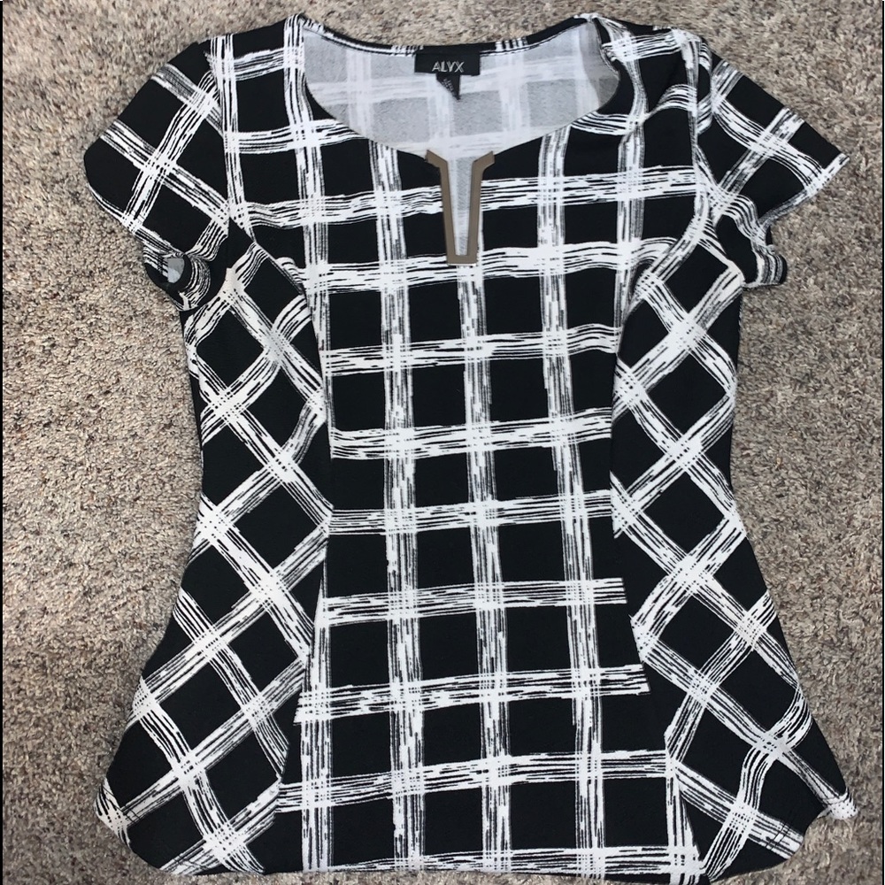 Alyx Black and White Blouse